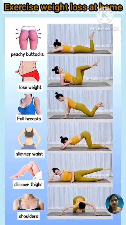 6 Exercise to lose weight at home #sports #exercise #yoga #weightloss #fitnessroutine