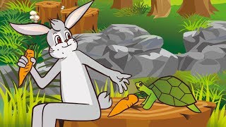 The Rabbit and the TurtleSimple Story for Kids