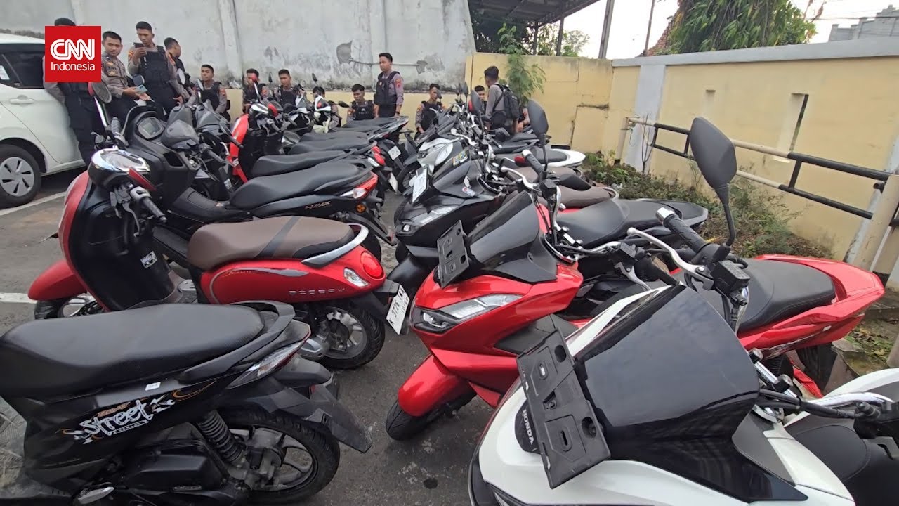 Polisi Sweeping Sukolilo Pati, Temui 6 Mobil Dan 35 Motor Bodong