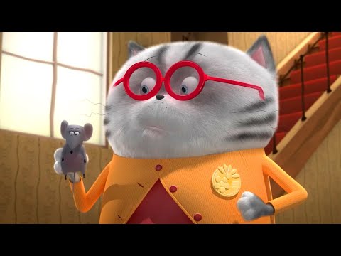 Осторожно - мышь!  11 серия  Котнок Шмяк  Мультик для детей про котов