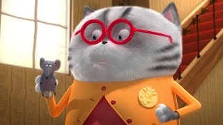 Осторожно - мышь! — 11 серия — Котёнок Шмяк — Мультик для детей про котов