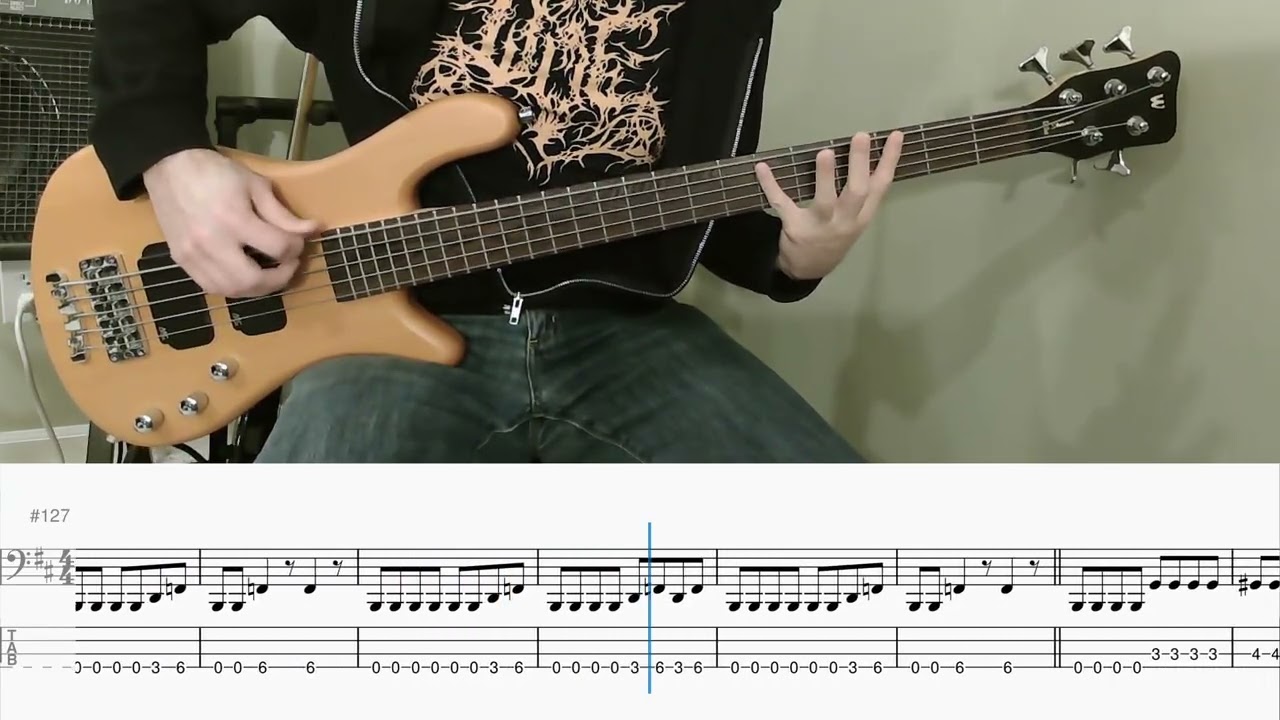 Entombed - Left Hand Path (bass cover with tab)