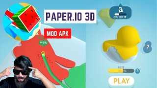 Paper.io 3D Terbaru 2022 No Ads Unlock All screenshot 5