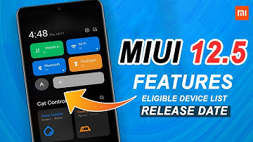 MIUI 12.5 Features, Eligible Device List, And Release Date