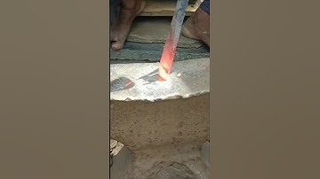 Flat Chisel making #twinbrothersblacksmith #welding #shorts #crowbar