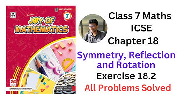 Joy of Maths Class 7 Chapter 18 Symmetry, Reflection and Rotation Exercise 18.2 - All Problem Solved