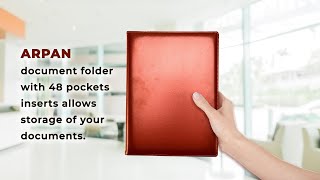 A4 Professional Presentation Display Folder 48 Pockets Brown - CL-48DP-BR screenshot 4