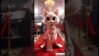 beautiful cat model🥰 #ai #cat #catdancing #funny #catvideos #shorts #shortvideo