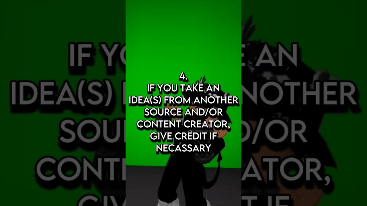 Things You MUST Know As A New Content Creator Tips Viral Roblox Shorts