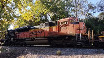 NS 25A with BNSF 8541 trailing in Charlottesville Virginia