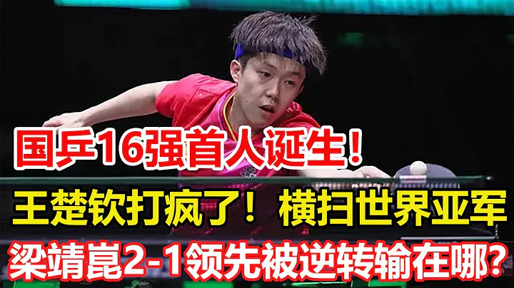 国乒晋级16强首人诞生！王楚钦横扫欧洲名将，挺进WTT大满贯16强。二轮游！梁靖昆成沙特国乒出局第一人，2-1领先被逆转输在哪？林高远也曾吃过苦头，教练无奈奥运悬了！ - 天天要闻