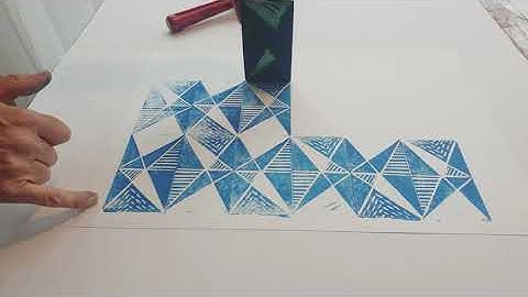 Linocut Repeat Pattern