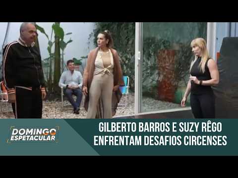 'Real Age': Gilberto Barros and Suzy Rêgo face circus challenges to measure physical progress