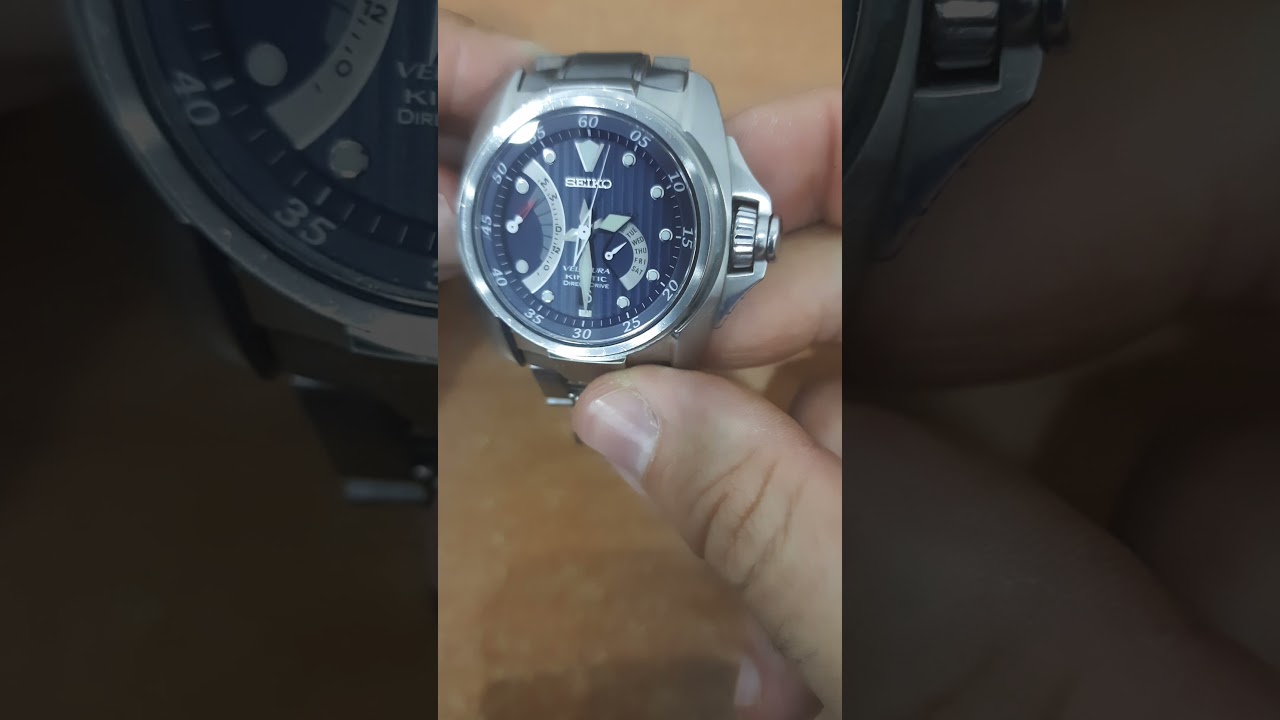 SEIKO 🇯🇵🇯🇵🇯🇵VELATURA KINETIC DIRECT DRIVE with reserve de marche