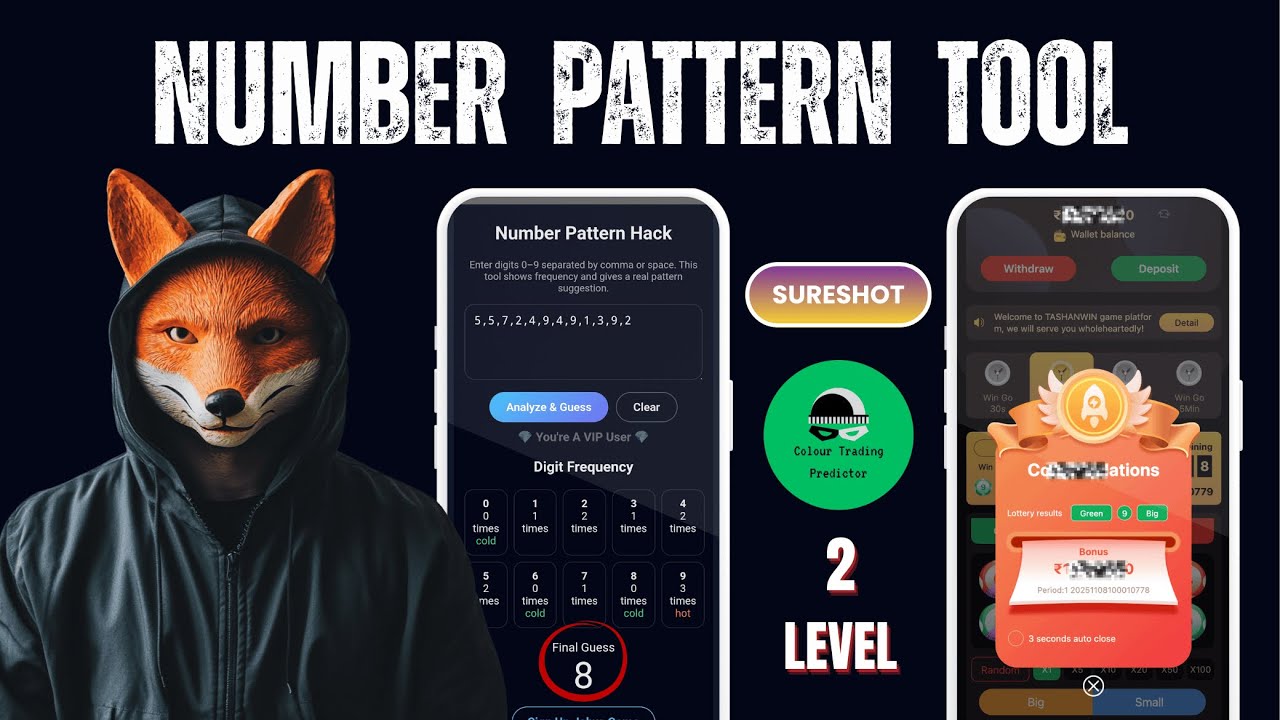 Colour Prediction Mod Apk | Number Pattern Hack | Colour Prediction Tricks