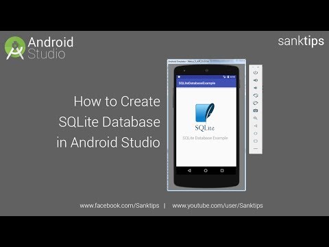 How to Create SQLite Database in Android Studio | Sanktips