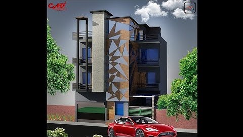 3D HOUSE MODELING IN AutoCAD part 2 project 001