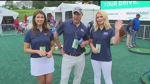 FOX61 news team tees off in celebrity mini-golf tournament at Travelers Championship