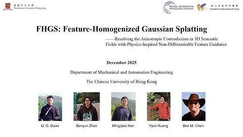 NIPS2025: How to distill the semantic features of FHGS-3D freeze in space