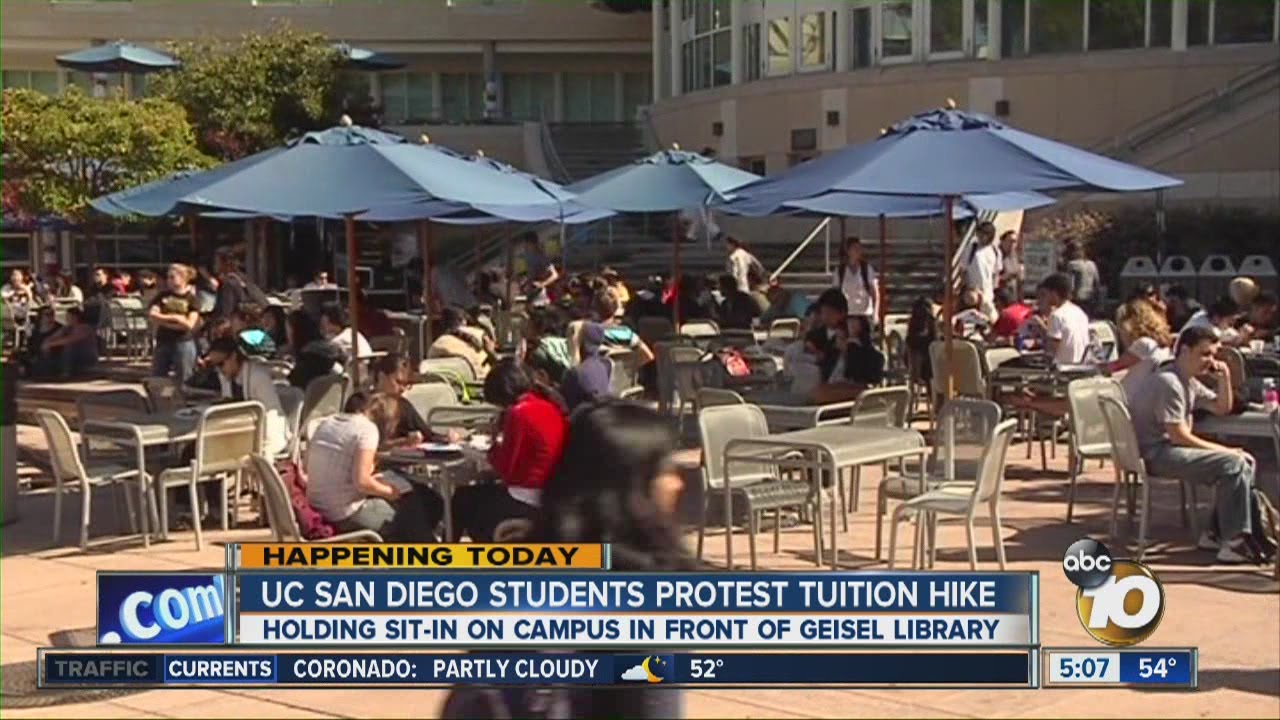 UCSD students to protest proposed tuition hike - YouTube