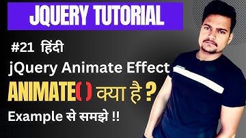 Animate() method in jquery with example | Part - 21