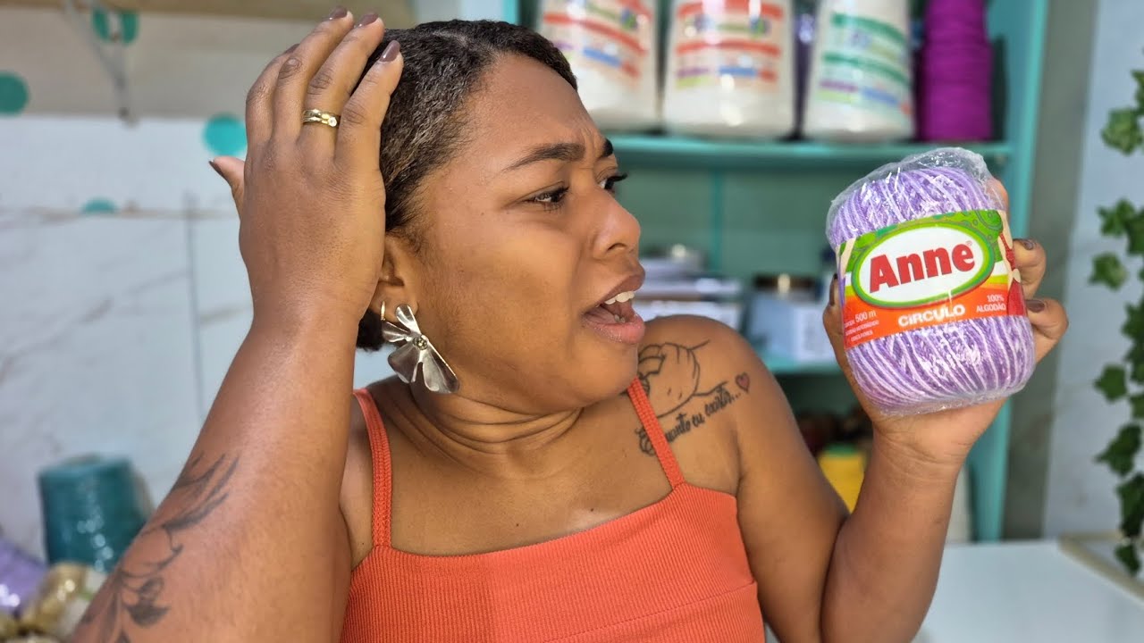 Os PIORES fios que já usei pra CROCHÊ/ fio ANNE me deu dor de cabeça/ barbante RUIM supremo