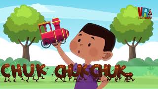 Chuk Chuk Railu Pothundhi Telugu Kids Rhymes Fun Train Song For Children Vr Cartoon