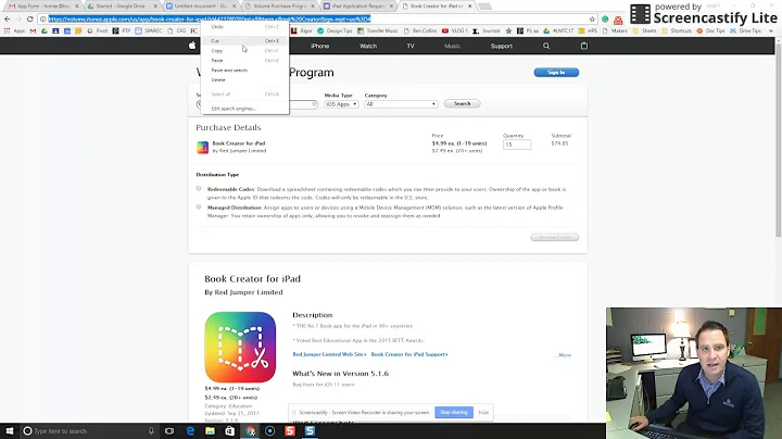 Using Apple's Volume Purchase Program