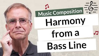 Four-Part Harmony from a Bass Line - Music Composition