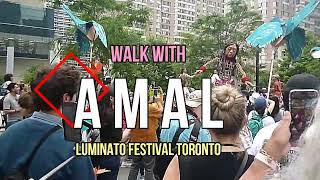 LUMINATO FESTIVAL :  WALK WITH AMAL - YONGE DUNDAS SQUARE
