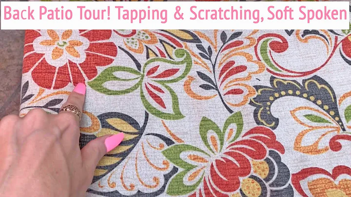 ASMR * Back Patio Tour! * Fast Tapping & Scratching * Soft Spoken * ASMRVilla