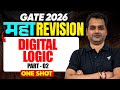 GATE 2026 Digital Logic One Shot Revision | Digital Logic Part 2 | Abhishek Singh Sir