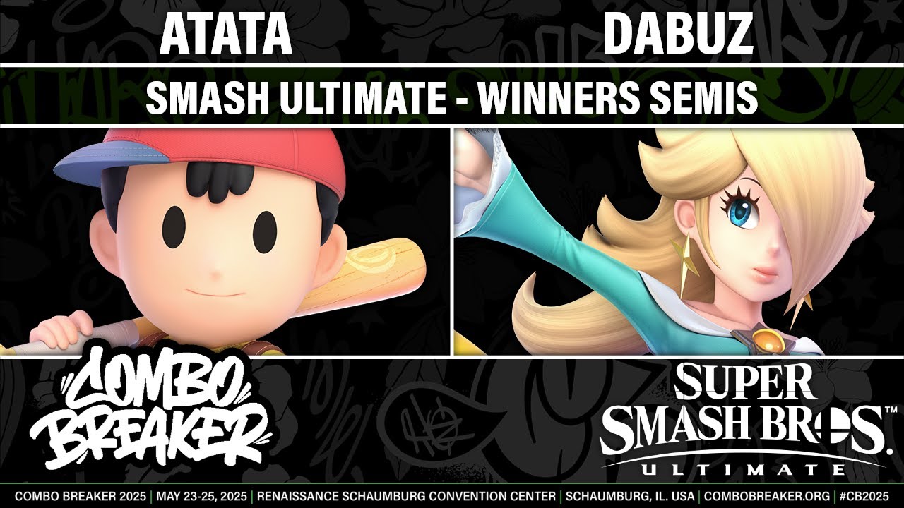 COMBO BREAKER 2025 WINNERS SEMIS - ATATA (Ness) vs Dabuz (Rosalina) - Smash Ultimate