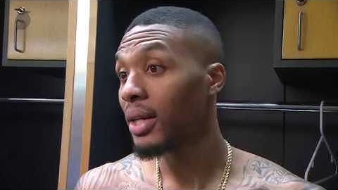 Damian Lillard Channels His Inner "Shirt-Off Dame" | November 18, 2017