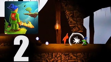 Swordigo Part 2 : Deafeating the Bat + Leveling Up (Android/iOS Gameplay Walkthrough)