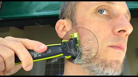 How does oneblade shave your beard?