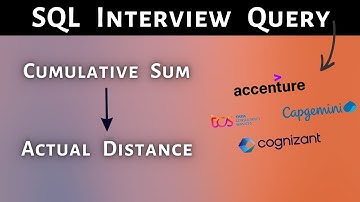 Solving SQL Interview Query | SQL Problem by Service based company