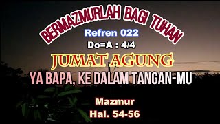 Mazmur Tanggapan & BPI (Baru) | Jumat Agung (Tahun Liturgi A B C), 18 April 2025