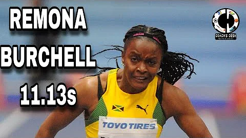 Remona Burchell 11.13s Final 100m Velocity Fest 11