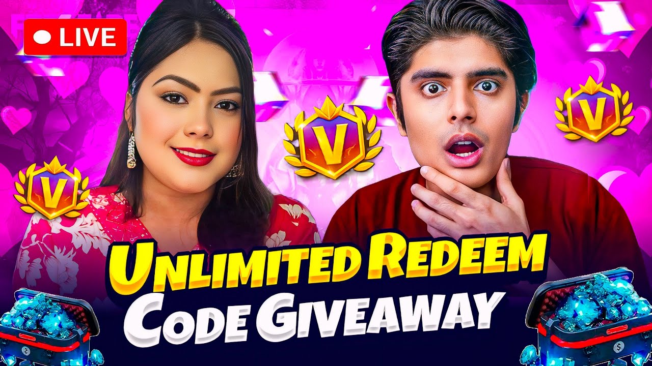 FREE FIRE LIVE CUSTOM ROOM GIVEAWAY | FF LIVE TEAMCODE GIVEAWAY | FF LIVE GIVEAWAY CUTE GILR FF LIVE