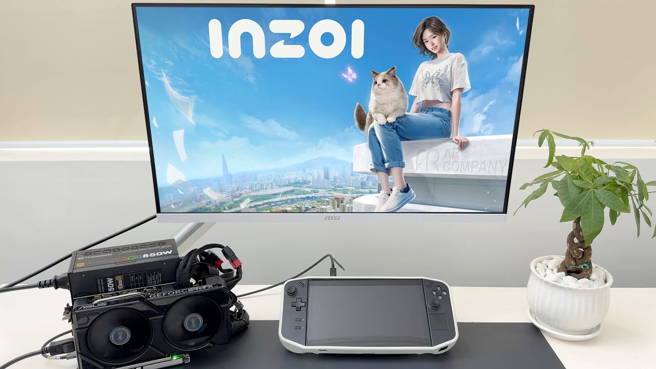 Legion Go Becomes a Desktop Powerhouse with RTX 4070 Super! - YouTube