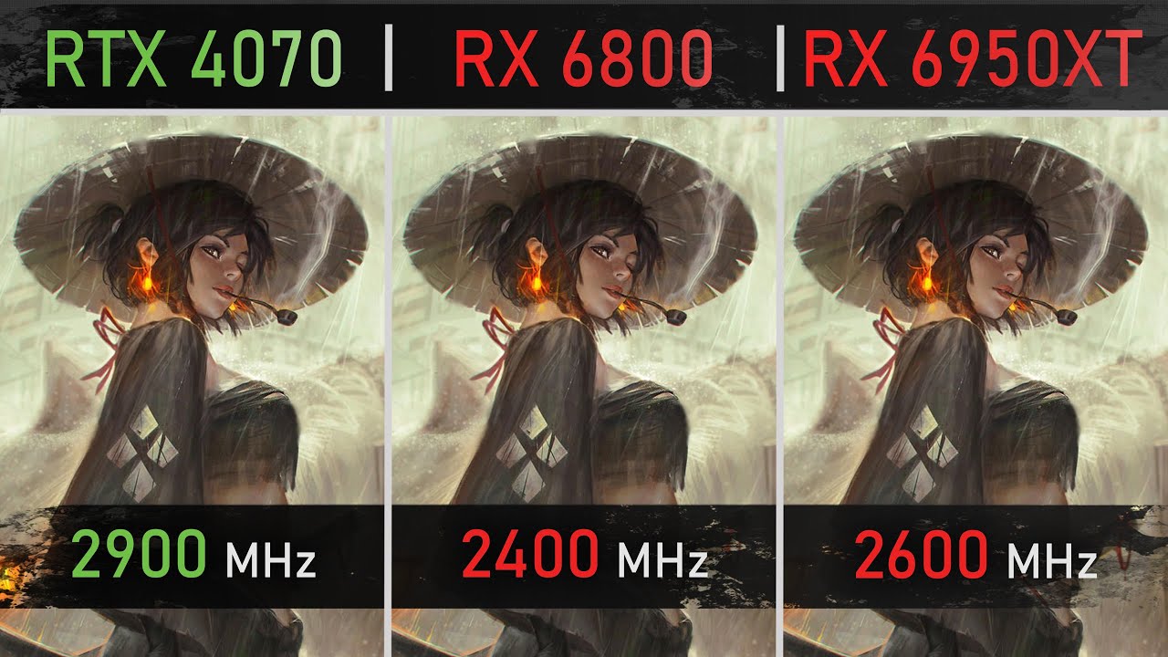 RTX 4070 vs RX 6800 vs RX 6950XT - The FULL GPU COMPARISON 