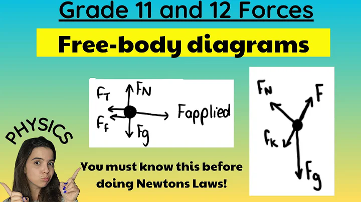 Free body diagrams: Grade 11 and 12 Physics