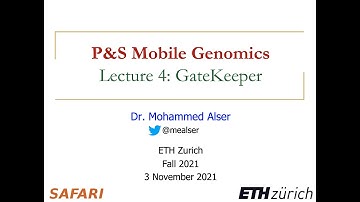 Mobile Genomics Course - Meeting 4: GateKeeper (Fall 2021)