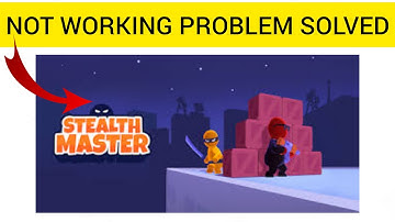 How To Solve Stealth Master App Not Working (Not Open) Problem|| Rsha26 Solutions