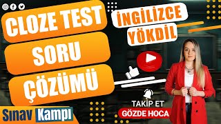 İngi̇li̇zce Yökdi̇l Cloze Test Soru Çözümü I Gözde Hoca