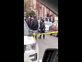 NYPD at Borough Park funeral-turned-protest, April 30, 2020