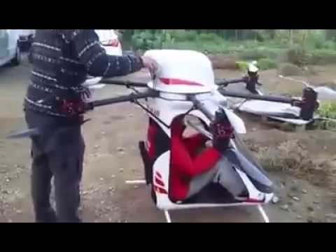 Single manned drone