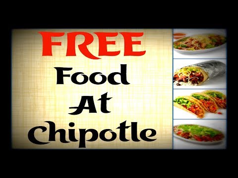 FREE FOOD AT CHIPOTLE 🥑🍅🥘🥙🌮🥗