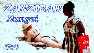 ZANZIBAR Isl. - TANZANIA. NUNGWI - утренний обзор лучшего пляжа. Виды пляжа с дрона DJI Mini2!